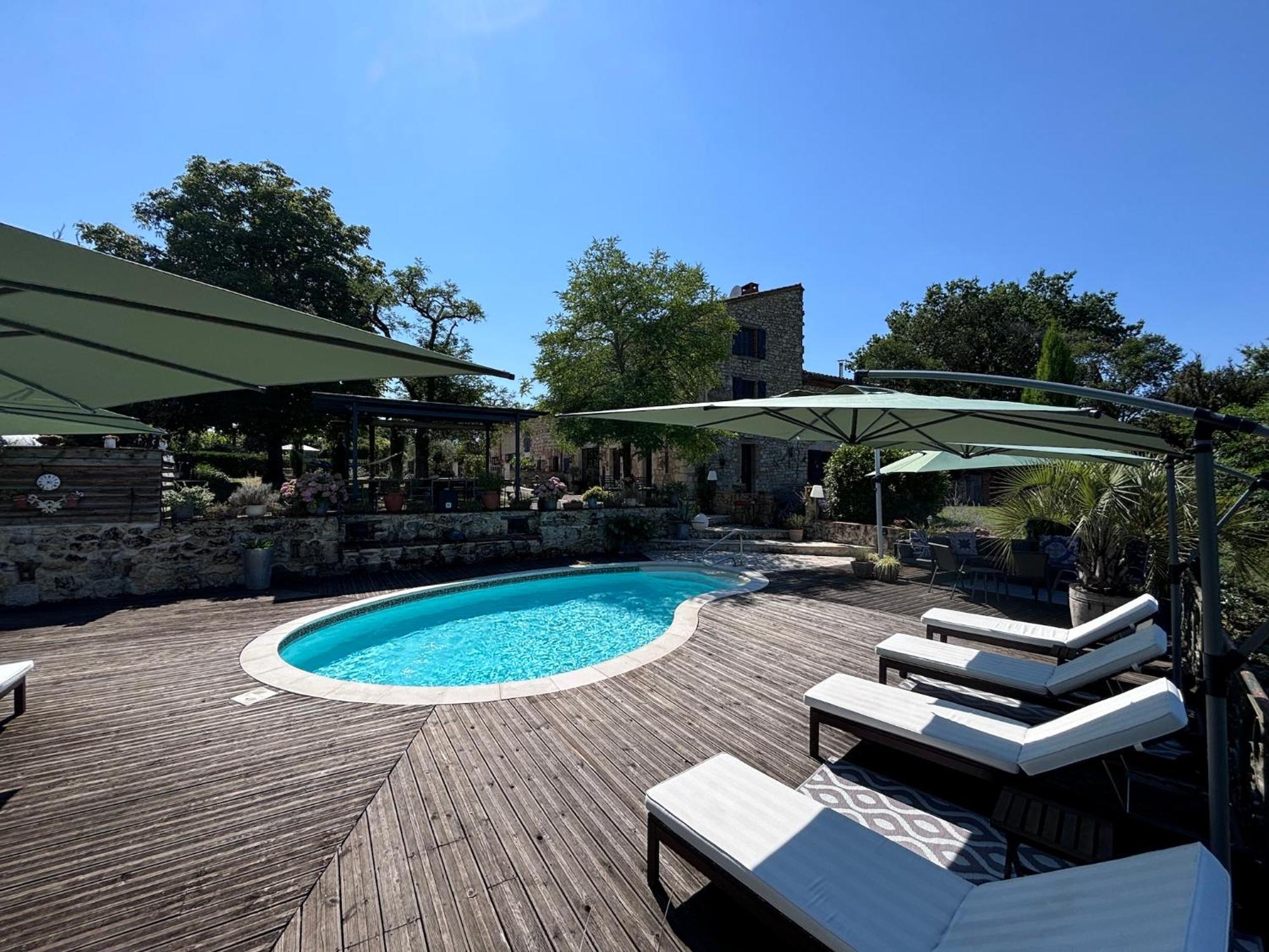 Maison Murier Otel Fayssac Dış mekan fotoğraf
